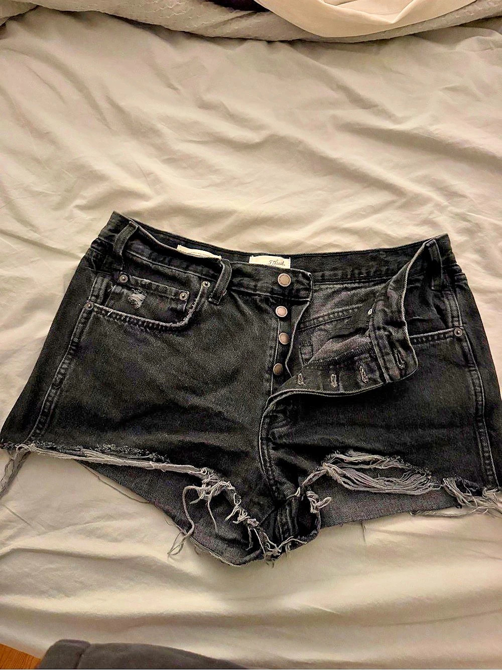 Universal Thread High-Rise Cutoff Jean Shorts Women's Distressed Jean Shorts